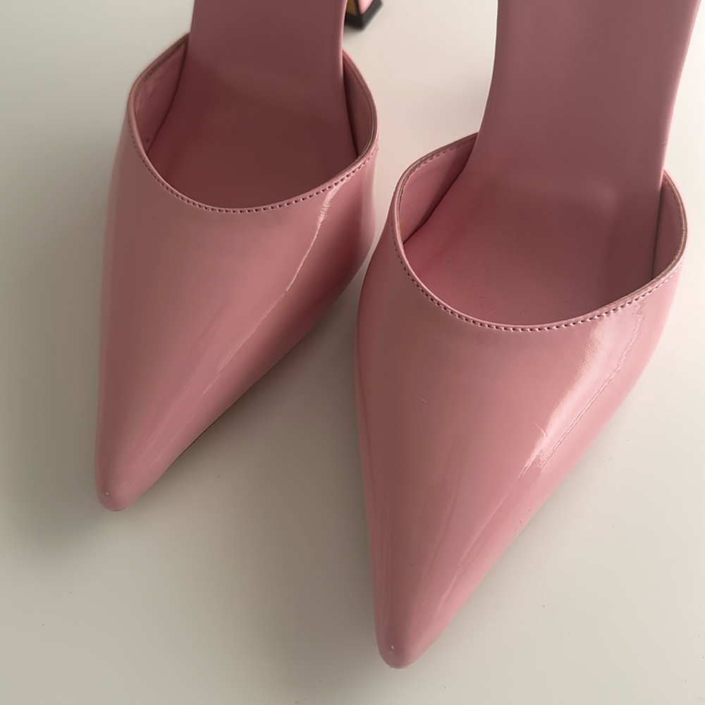 ALDO Women's Pink Slingback Heels - Picture 2 of 5